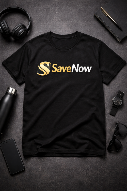 SaveNow Black T-Shirt