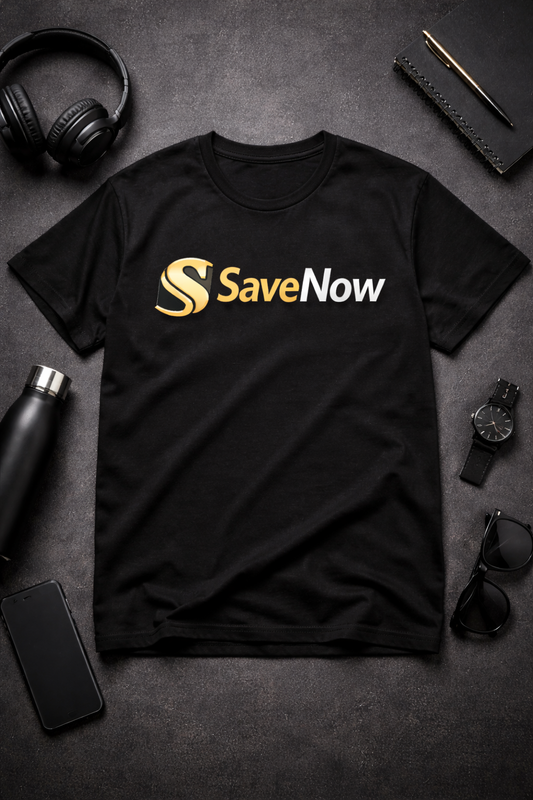 SaveNow Black T-Shirt